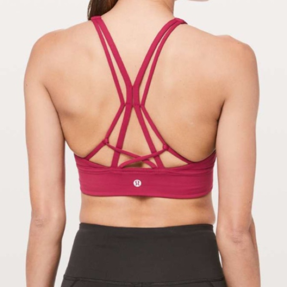 lululemon athletica Racerback Sports Bra in Raspberry - Picture 2 of 10